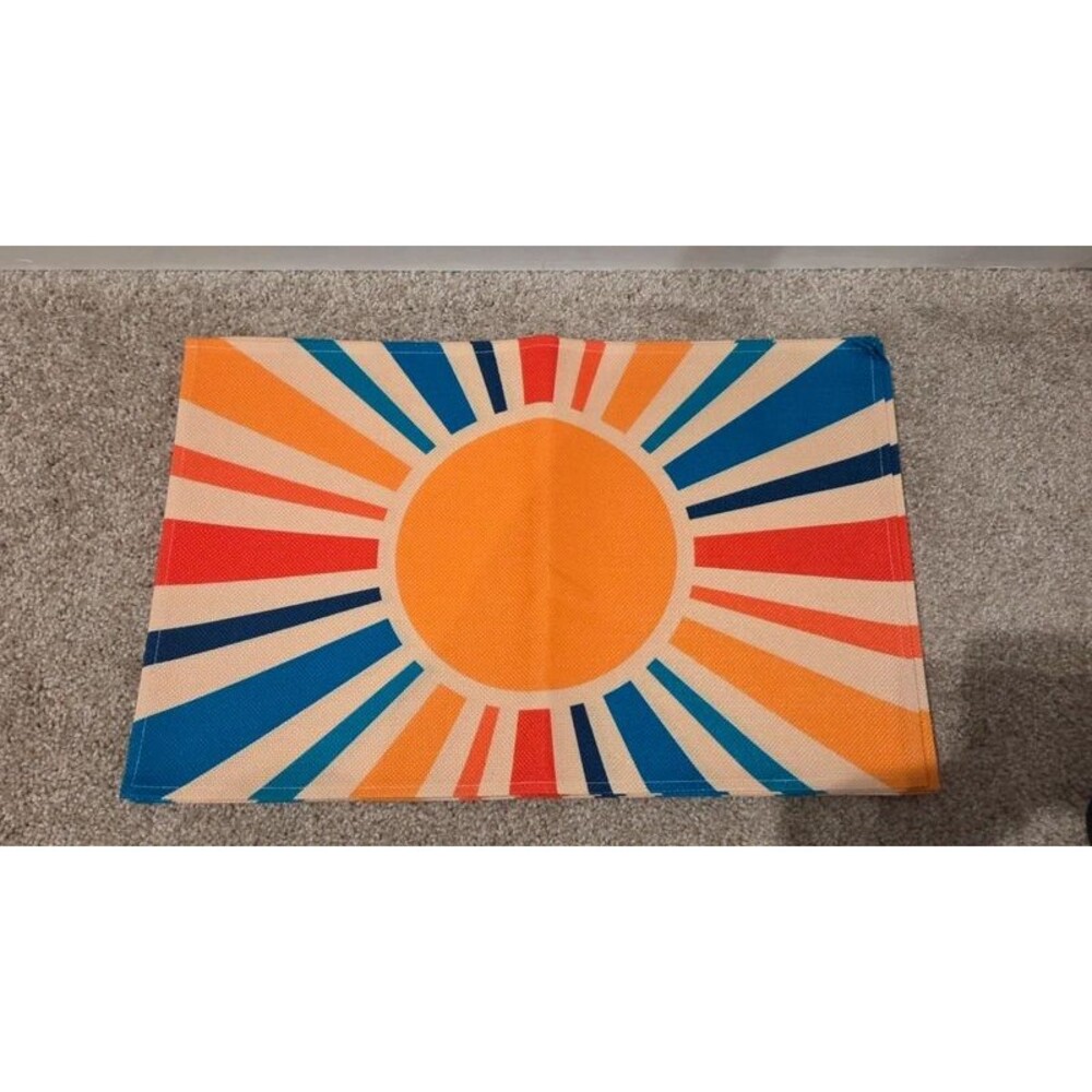 Set of 6 logo sun placements